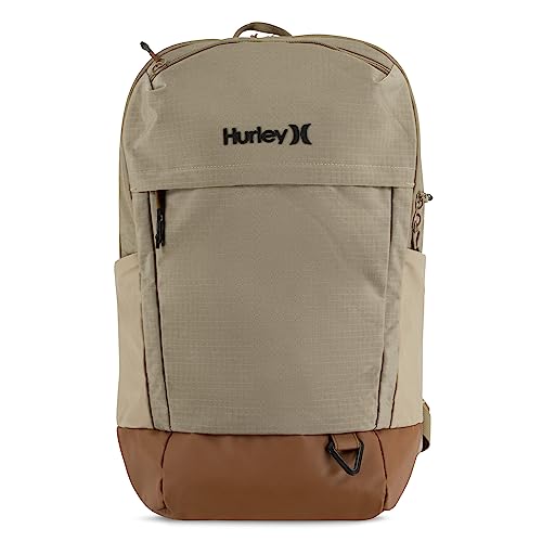 Hurley Mens Classic Backpack, Khaki, One Size