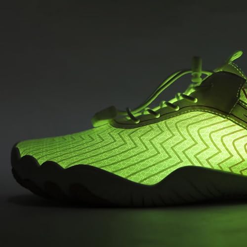 HusSeN Squat Deadlift Shoes for Mens Unisex Soft Sole Indoor Anti-Skid Breathable Gym Sneakers Weightlifting Squat Shoes Fitness Cross-Trainer Barefoot Gym Training Sneakers Grey