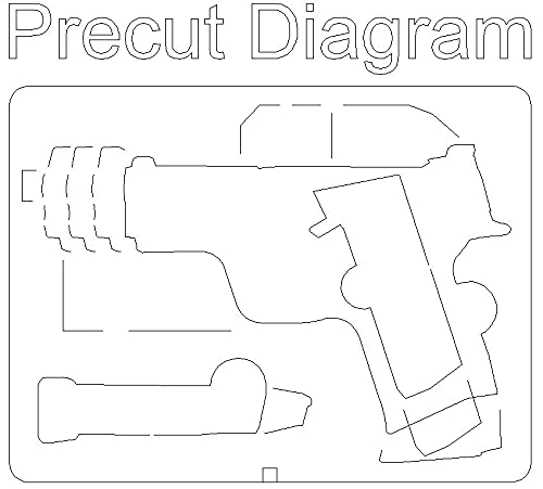 Case Club Case fits S&W M&P & 3 Magazines in Pre-Cut Heavy Duty Waterproof Case (Accommodates Optics & Under Barrel attachments)