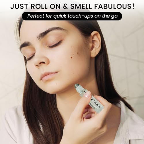 Simply Baccarat Roll-On — Long Lasting Fragrance Oil Perfume for Women & Men (Unisex) — Vegan & Cruelty-Free Travel Size Roller Perfume for Daily Use — 10ml