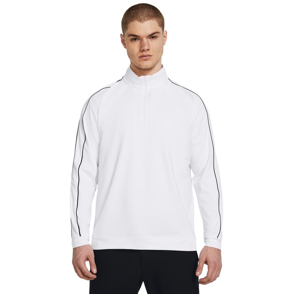 Under Armour Men's Storm Midlayer Half Zip, (100) White / / White, Small
