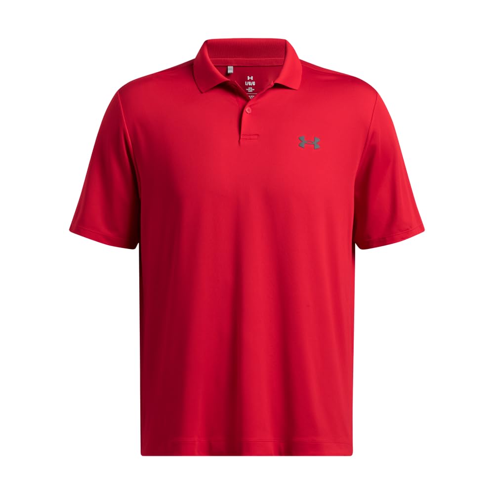 Under Armour Men's Performance 3.0 Polo, (601) Red / / Midnight Navy, X-Small