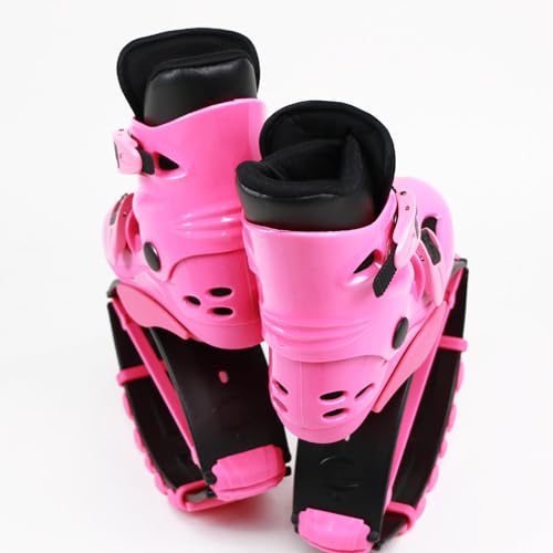 Joyfay Pink Unisex Fitness Jump Shoes Bounce Shoes (Large)