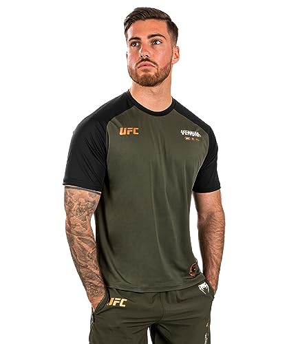 Venum Men's Standard UFC Adrenaline Fight Week Dry-TECH T-Shirt Green
