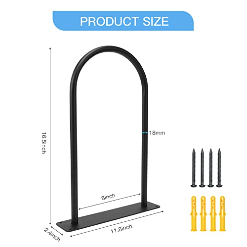 XIAO PEI Medicine Ball RackWall Mounted Large Stability Ball Storage Rack Basketball Ball Rack Exercise Ball Equipment Organizer(1 Black)