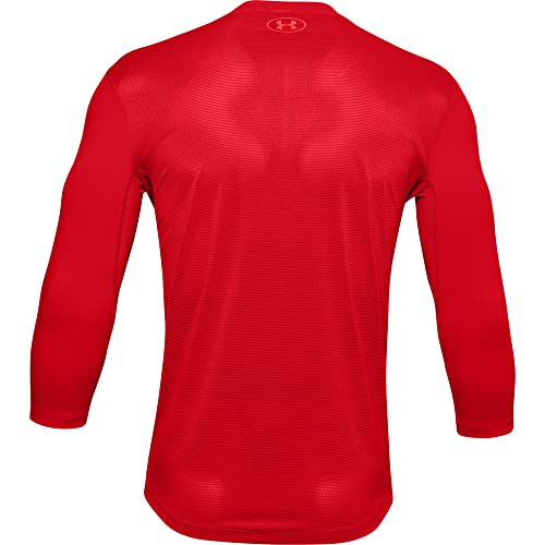 Under Armour Men's IsoChill 3/4 Sleeve Shirt, (600) Red / / Beta, Medium