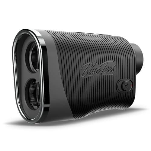 Blue Tees Golf Series 3 Max+ Golf Rangefinder with Slope Switch, 1000 Yards Range Finder, 6X Magnification Laser Rangefinder, Slope Measurement, Magnetic Strip, Flag Pole Locking with Pulse Vibration