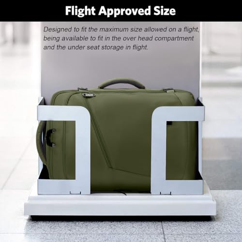 MATEIN Expandable Air Travel Backpack, Light Weight Carry on Backpack with Trolley Sleeve, Water Resistant Daypack Hiking Backpack, Gifts for Men who Like to Travel, Dark Green