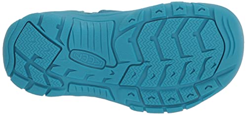 KEEN Newport H2 Closed Toe Water Sandals, Fjord Blue, 1 US Unisex Big Kid