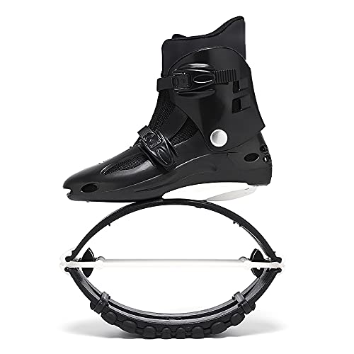 Jump Shoes | Bounce Shoes | Exercise & Fitness Adults Unisex 120LBS - 300LBS (Men's 6-8 150-250 LBS, White Black)