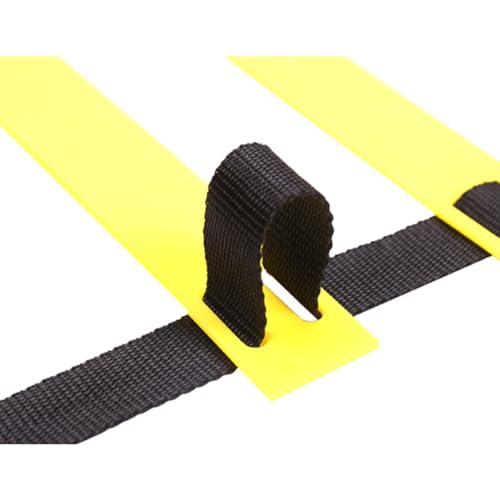Naliyua Agility Ladder Speed Ladder Equipment Soccer Ball Football Flexibility Training Fitness Jumpings Ladders Footworks Set Footb, 2 meters 4 knots