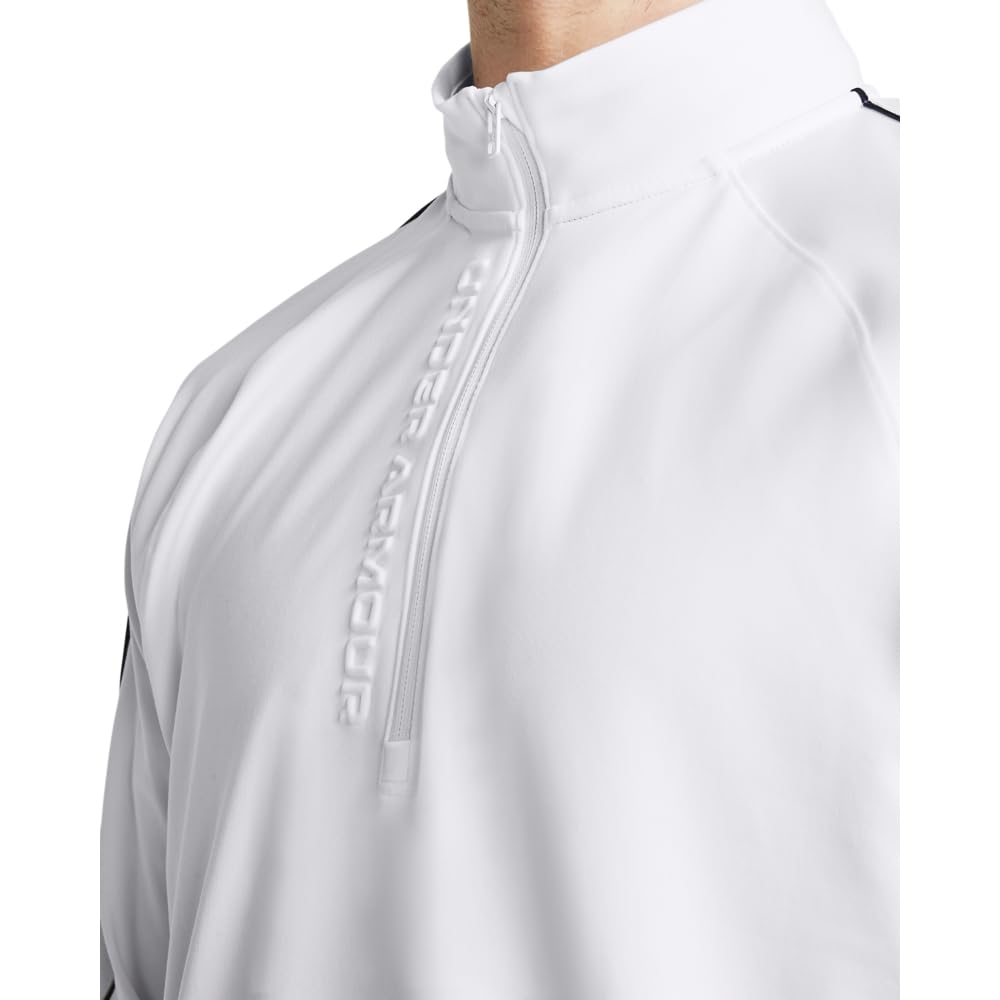 Under Armour Men's Storm Midlayer Half Zip, (100) White / / White, Small