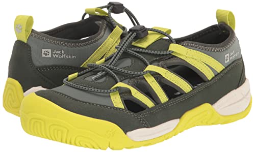 Jack Wolfskin Unisex Vili Sandal Backpacking Boot, Slate Green, 9 US Men