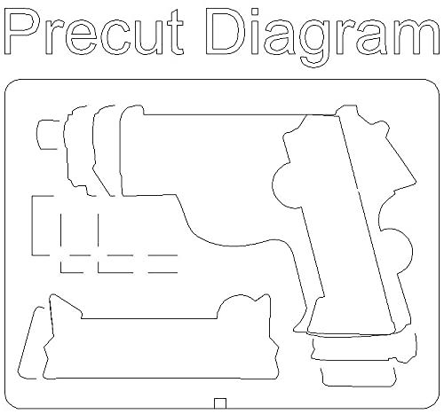 Case Club Case fits Beretta PX4 Storm & 3 Magazine in Pre-Cut Heavy Duty Waterproof Case (Accommodates Under Barrel attachments)