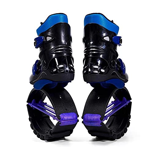 Jump Shoes | Bounce Shoes | Exercise & Fitness Adults Unisex 120LBS - 300LBS (Men's 6-8 150-250 LBS, Blue Black)