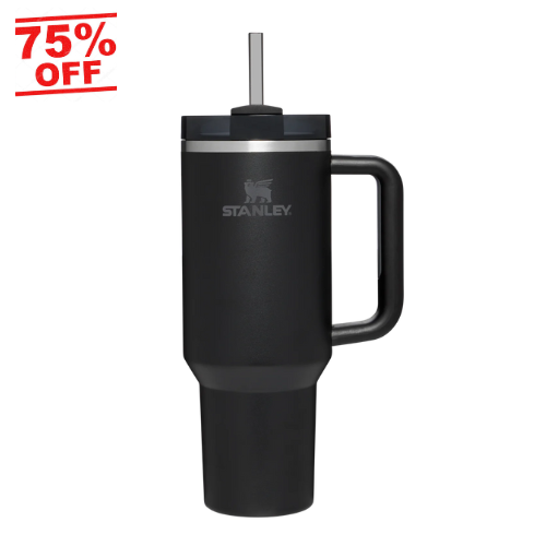 Stanley Black 40 OZ Quencher Flowstate Tumbler Cup
