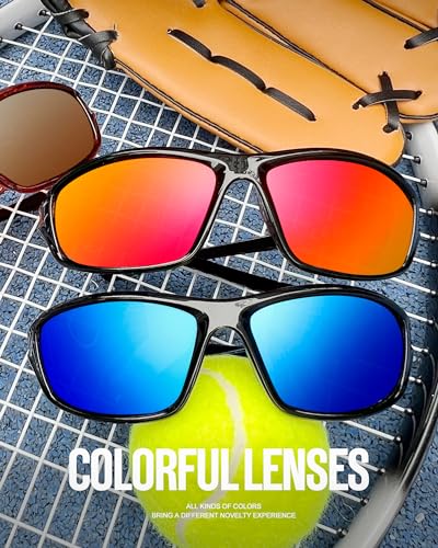 KALIYADI Polarized Sunglasses-Men Sports Sun-glasses: Mens Sunglasses Polarized UV Protection for Fishing Driving Cycling