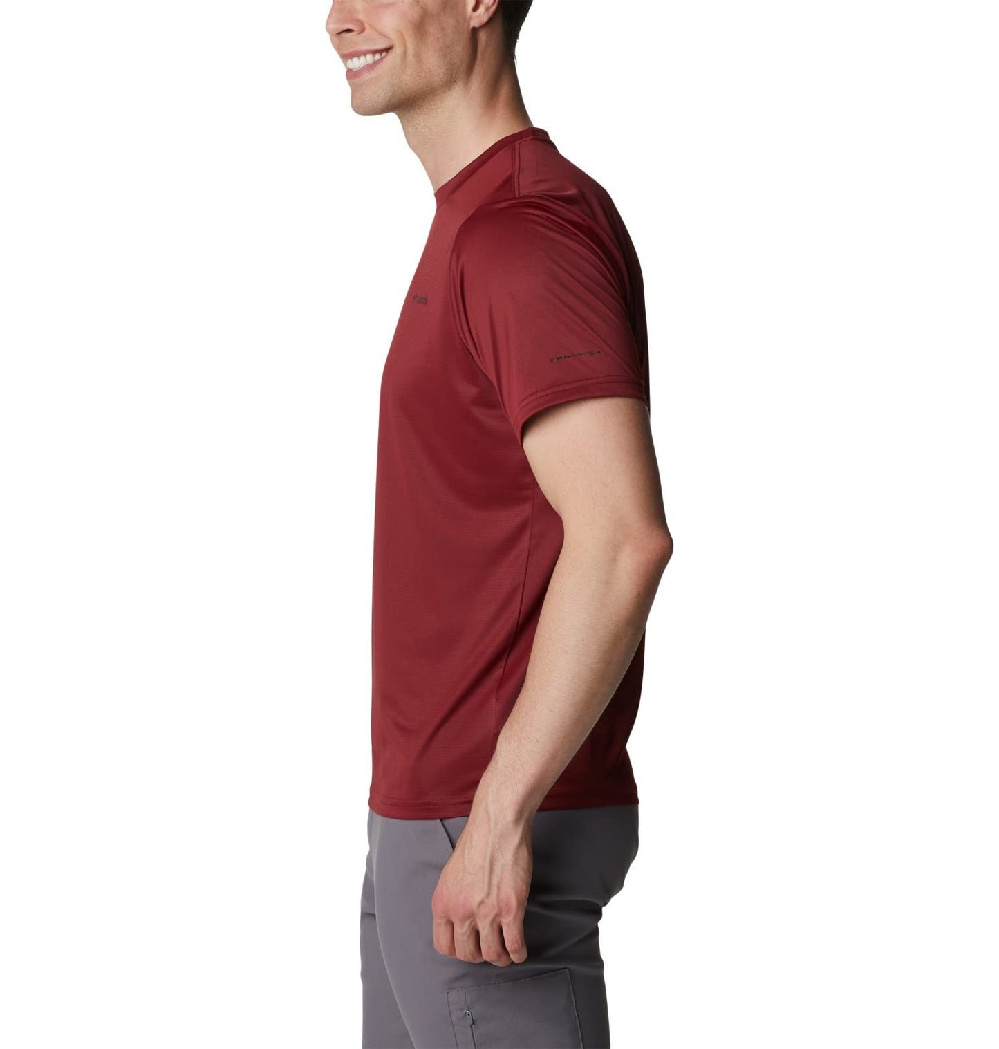 Columbia Men's Hike Crew, Red Jasper, X-Large Tall