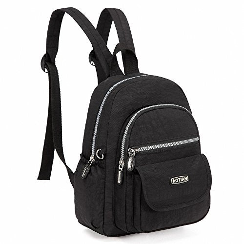 AOTIAN Mini Nylon Women Backpacks Casual Lightweight Small Daypack for Girls