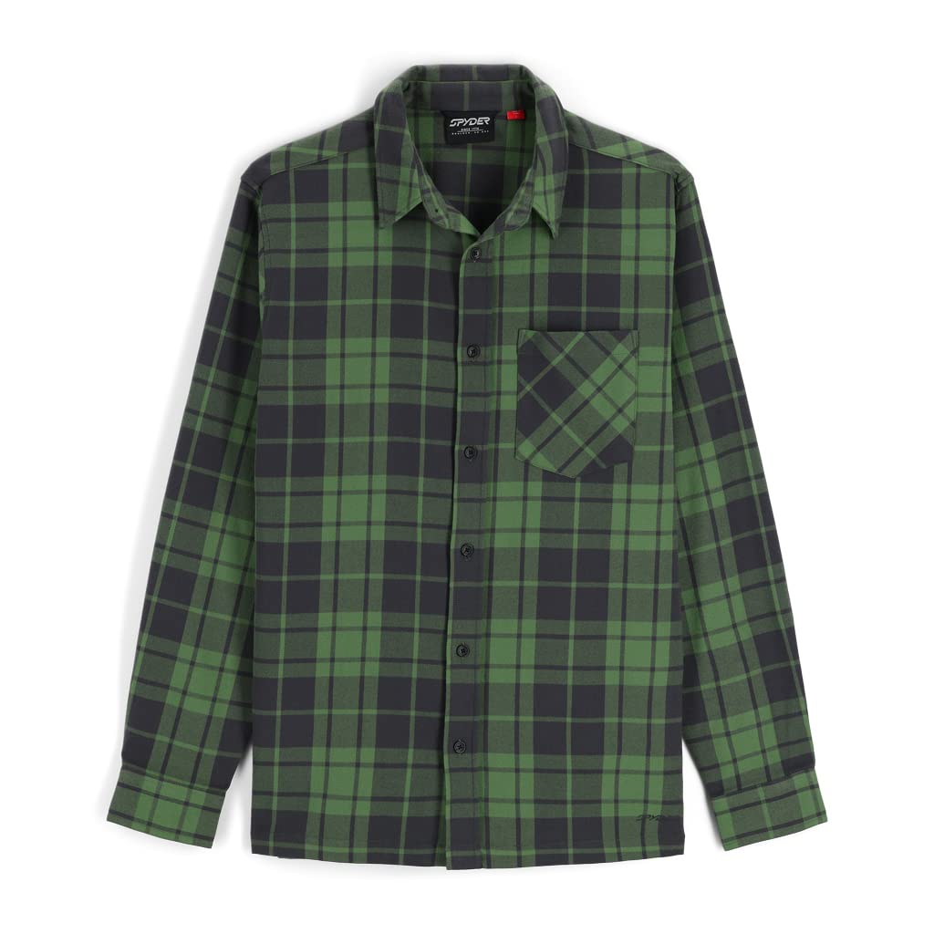 Spyder Mens Elevation Tech Flannel Shirt