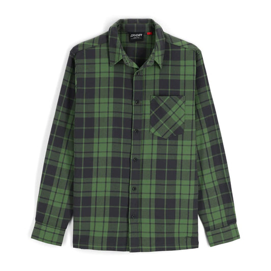 Spyder Mens Elevation Tech Flannel Shirt