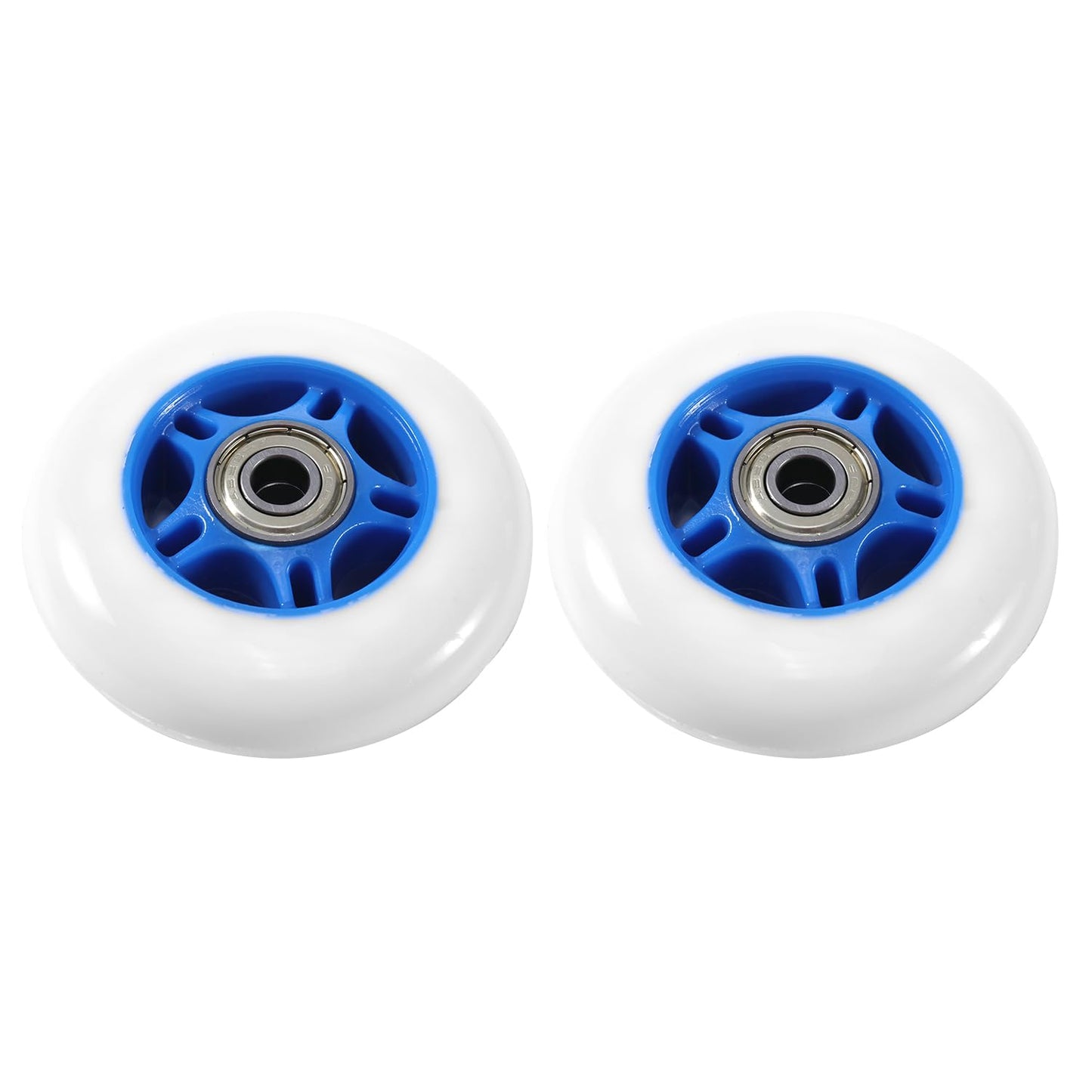 KAMIER Rip Stik 76mm Wheels Replacement for Razor RipStik Ripster Ripsurf Caster Board FlashRider RipRider PowerRider 360 Caster Trike Kids Scooter Skateboarded CasterBoard Wheel Parts Blue (2 Pack)