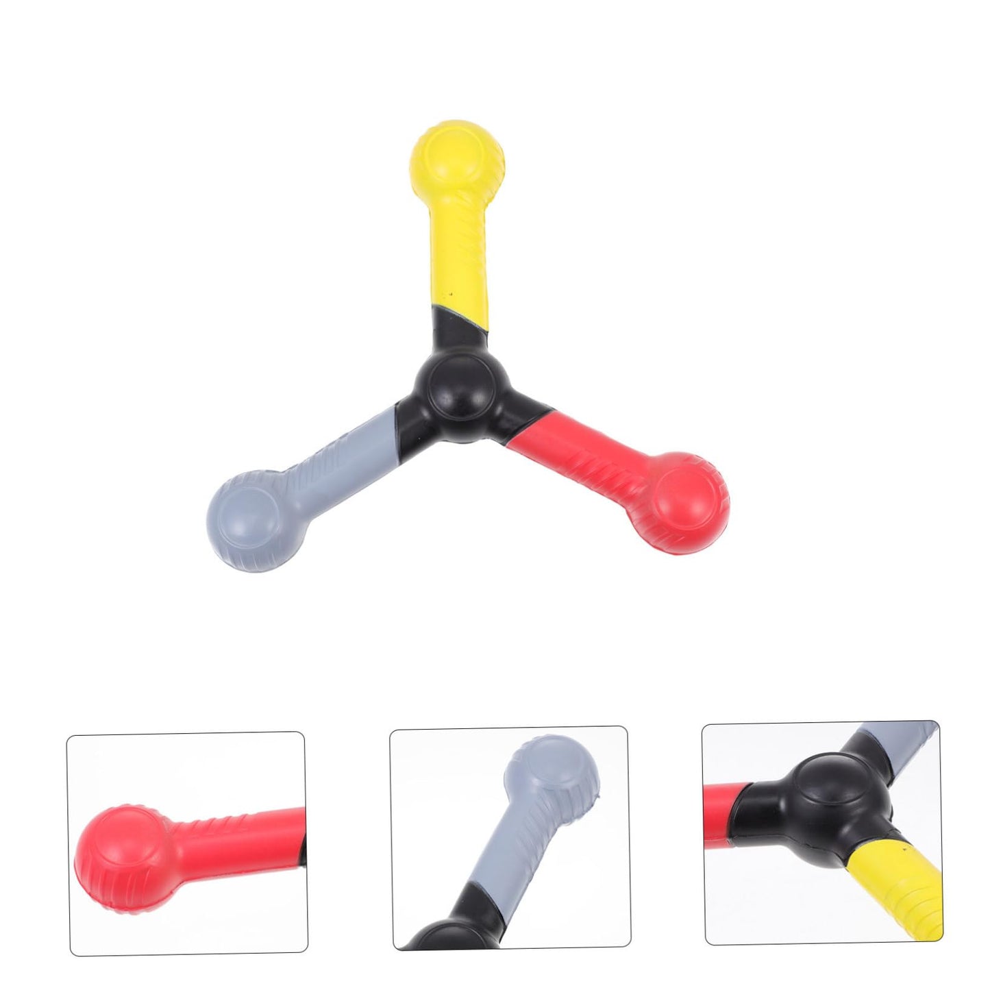 Vaguelly 4pcs Reaction Training Stick Ability Improving Tool Catching Stick Toy Tossing Catch Stick Agility Training Stick Soccer Drill Equipment Sports Football Handle Stick Pu