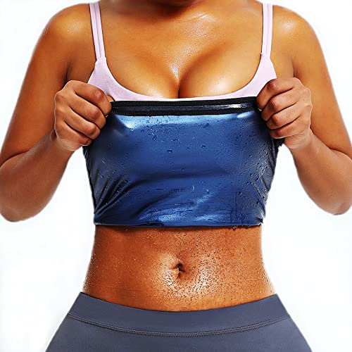huiming Sauna Suit Waist Trimmer for Women Waist Trainer sweat band for stomach Belt Lower Belly Plus Size (Black, S/M-1)