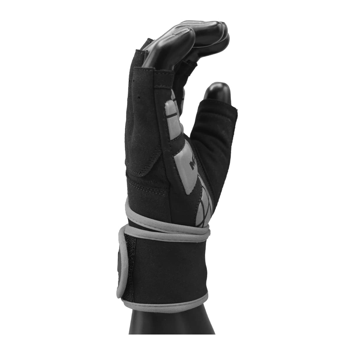 MRX Weightlifting Gloves for Men Workout Gloves Mens Wrist Support Lifting Gloves Male Gym Gloves | Workout Gym Accessories for Men Weight Lifting Fingerless Gym Exercise for Powerlifting