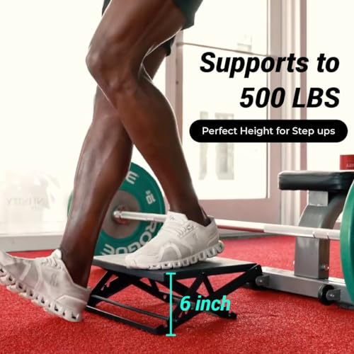 Shogun Slant Board for Squats - Premium Steel VMO Board for Calves Knees Toes & Ankles - Improve Posture with Stretching - Standing Slant Board - Adjustable Fitness Equipment - Calf Stretcher Workout