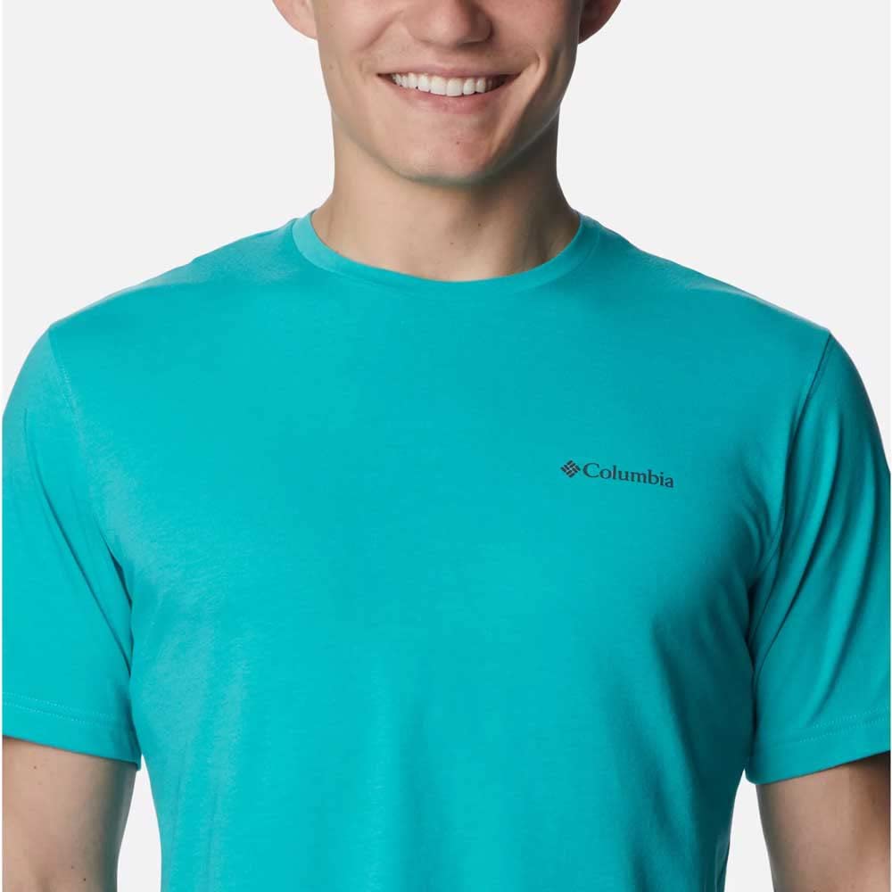 Columbia Men's Thistletown Hills Short Sleeve, Bright Aqua, Medium