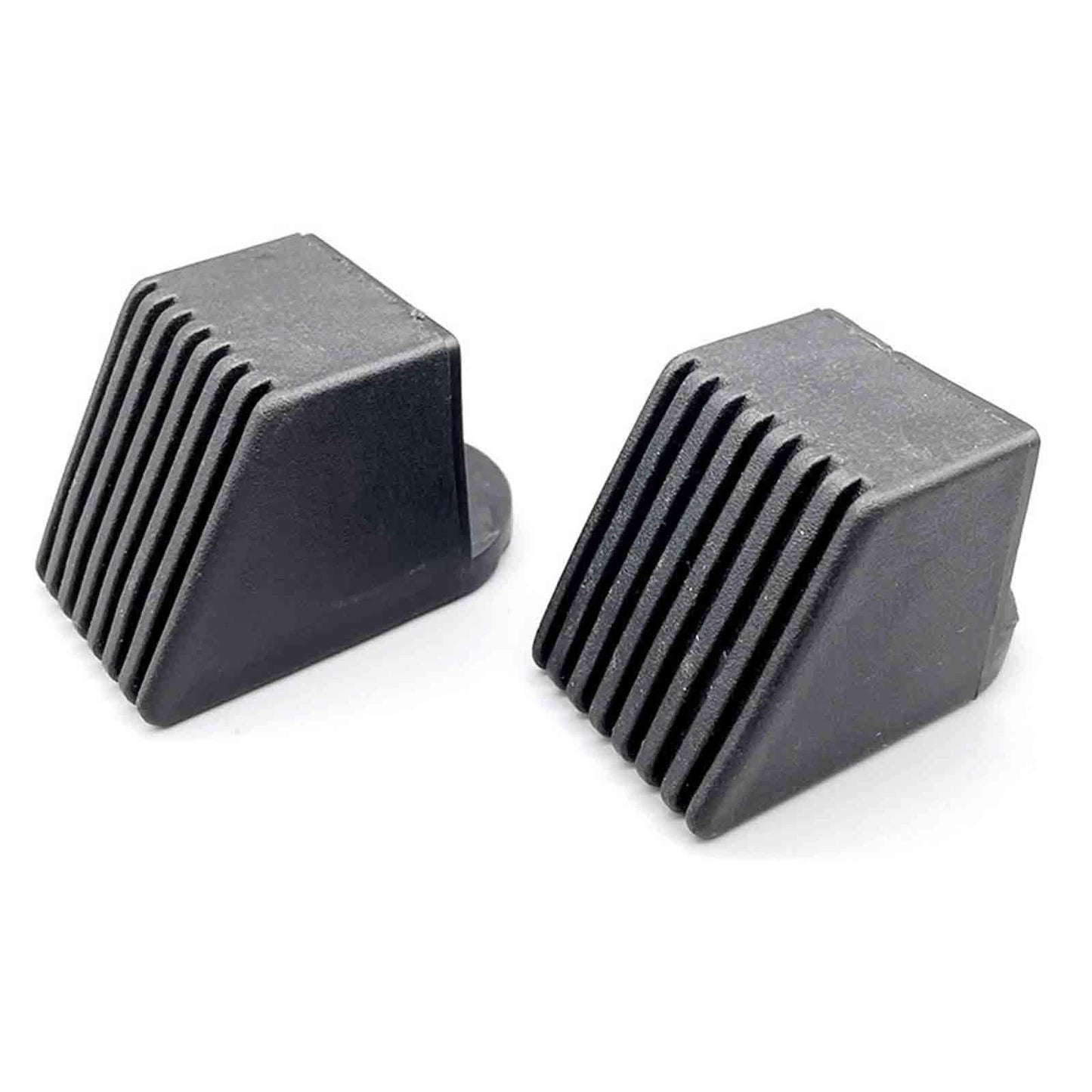 Generic 2 Pieces Fitness Equipment End Cap Gym Equipment Fitness Accessories Floor Protectors Replacement Workout Square End Cap, 40x40mm, Optional