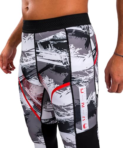 Venum Men's Standard Electron 3.0 Spats Grey/Red