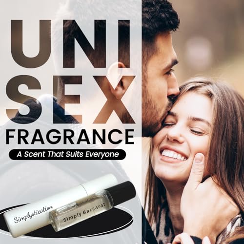 Simply Baccarat Roll-On — Long Lasting Fragrance Oil Perfume for Women & Men (Unisex) — Vegan & Cruelty-Free Travel Size Roller Perfume for Daily Use — 10ml