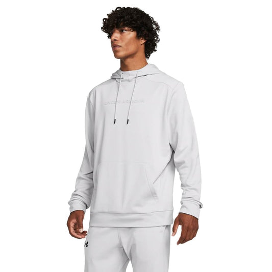 Under Armour mens Armour Fleece Graphic Hoodie, (014) Halo Gray / / Halo Gray, Small