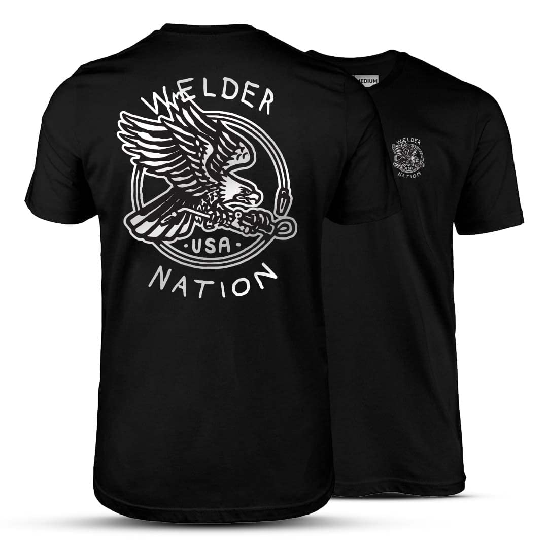 Welder Nation Marauder Men's T-Shirt, Preshrunk Cotton Blend, Durable, Comfortable, and Versatile for Work or Casual Wear, 5X-Large