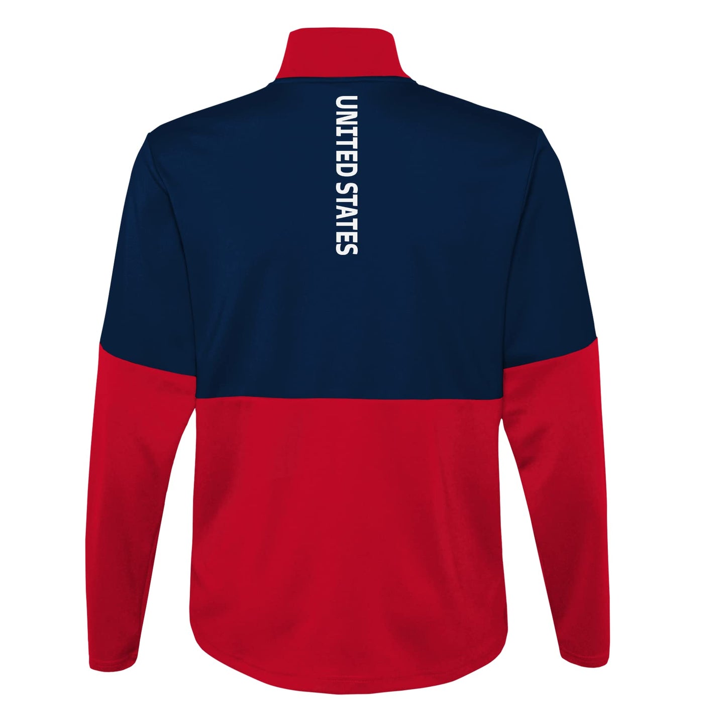 Outerstuff Mens FIFA World Cup Country 1/4 Zip Top, Red-Navy, X-Large