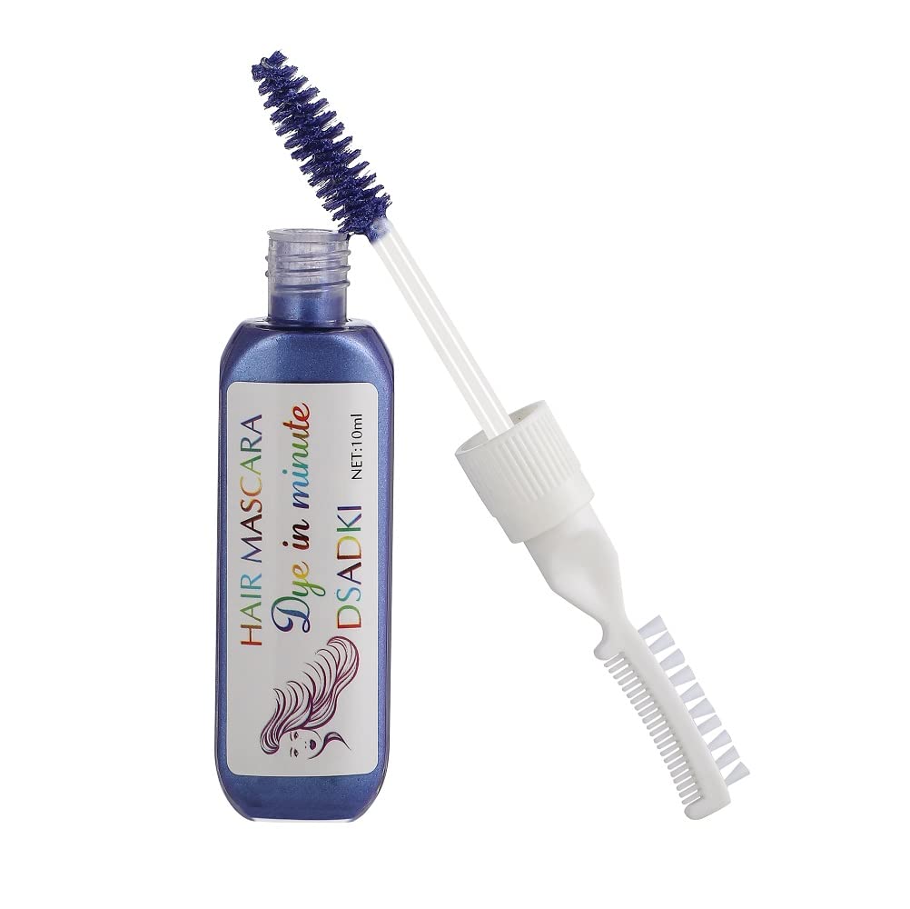 DSADKI Temporary Hair Color Mascara Washable Hair Dye Stick Non-toxic Instant Hair Chalk Dye for Girls Women (Light Purple)