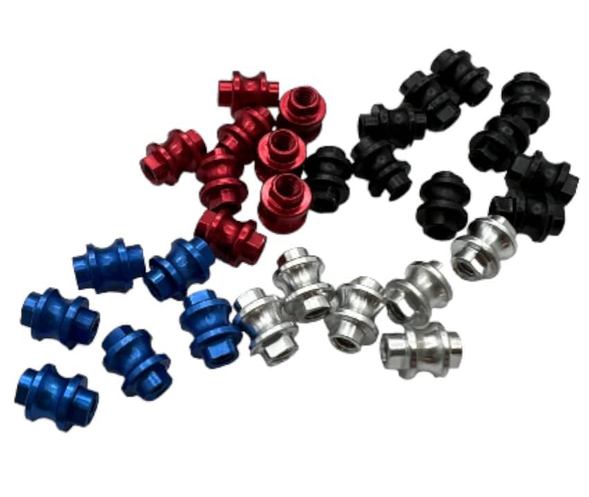 August Engineering Aluminum (Pair) Replacement Barrel Spacer Stand Off for Benchmade Bugout 535 & Mini Bugout 533 Knife not Included (Blue)