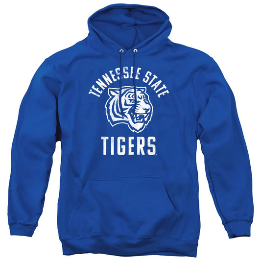 Tennessee State University Official Tigers Logo Unisex Adult Pull-Over Hoodie,Royal Blue, Large