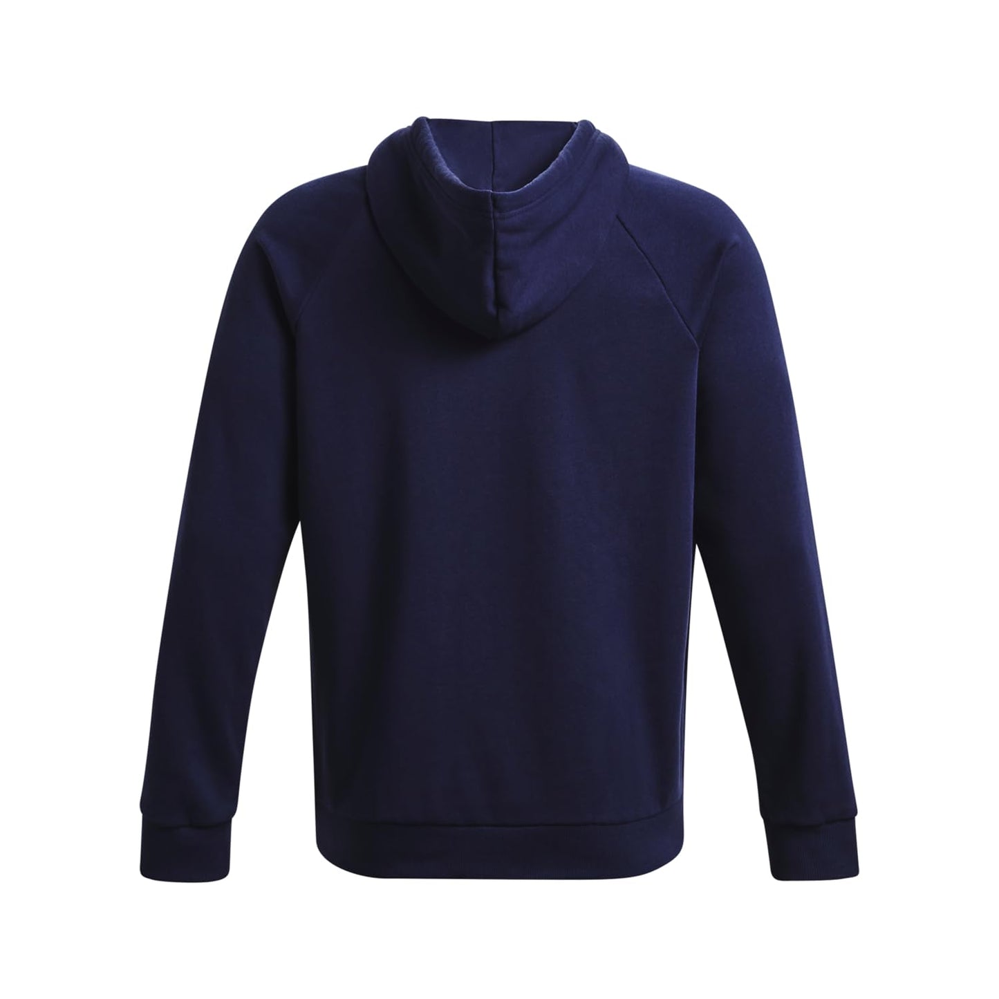 Under Armour Men's Rival Fleece Logo Hoodie, (410) Midnight Navy / / White, Large