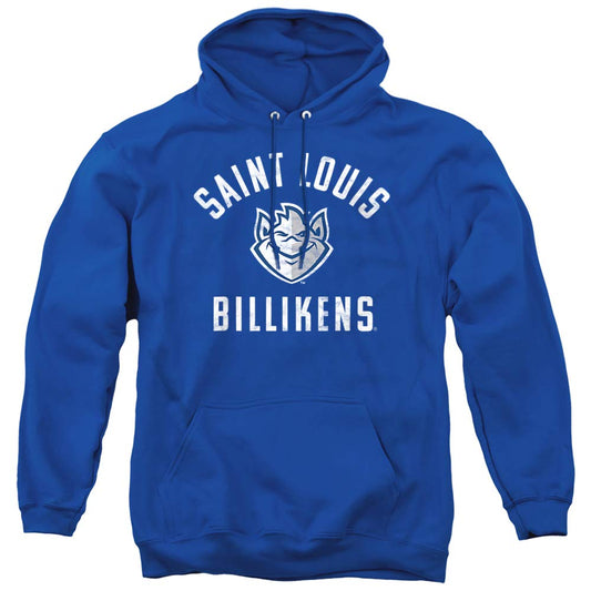 Saint Louis University Official Slu Billikins Logo Unisex Adult Pull-Over Hoodie,Royal Blue, Large