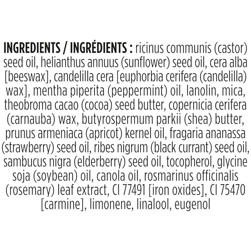 Burt's Bees Shimmer Lip Tint Set, Tinted Lip Balm Stick, Moisturizing for All Day Hydration with Natural Origin Glowy Pigmented Finish & Buildable Color, Raisin (1-Pack)