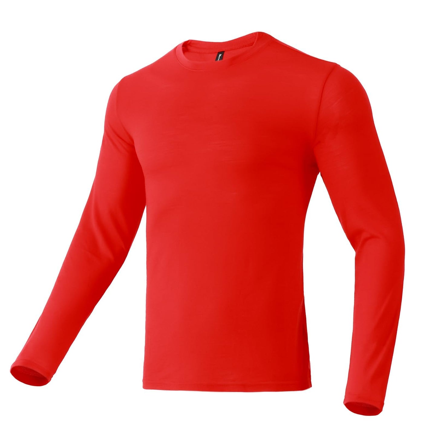 Merino Protect 100% Merino Wool Base Layer Mens Soft Long Sleeve Shirts Odor Resistance Thermal Underwear for Hunting Hiking