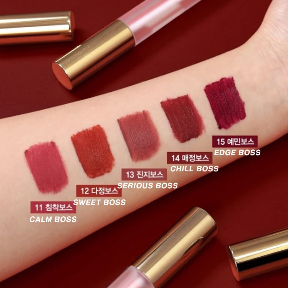 BBIA Last Velvet Tint - Soft & Creamy Matte Finish Lip Stain, Blur Effect with Velvety Texture, Long-Lasting, High Pigment, Lightweight, Non-Drying, Vegan, Korean Lip Makeup (V12 SWEET BOSS)