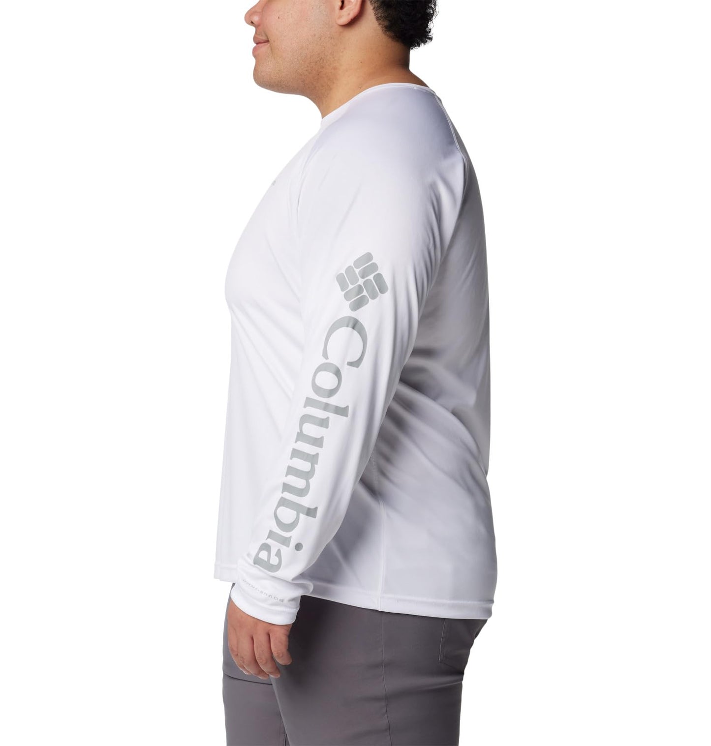 Columbia Men's Fork Stream Long Sleeve Shirt, White, X-Large