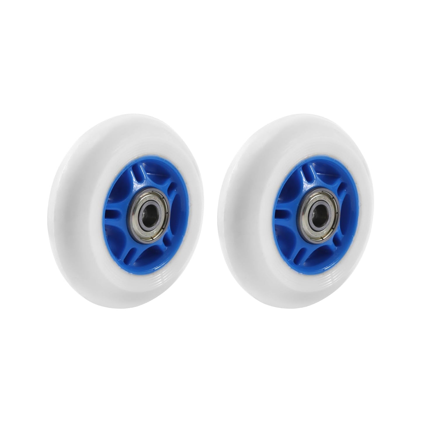 KAMIER Rip Stik 76mm Wheels Replacement for Razor RipStik Ripster Ripsurf Caster Board FlashRider RipRider PowerRider 360 Caster Trike Kids Scooter Skateboarded CasterBoard Wheel Parts Blue (2 Pack)