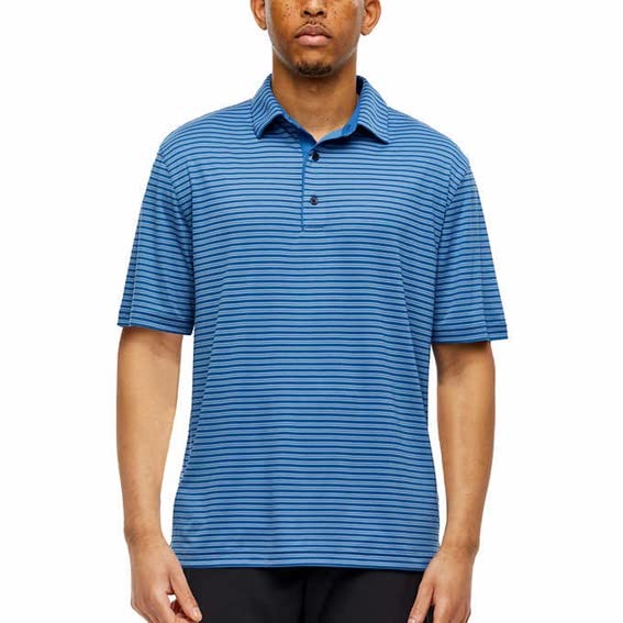 Greg Norman Men's Performance Golf Polo, Infinity, XX-Large