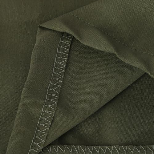 APIVOE Cargo Shorts for Men Summer Elastic Waist Shorts Lightweight Work Long Shorts Big and Tall Cargo Shorts with Pockets