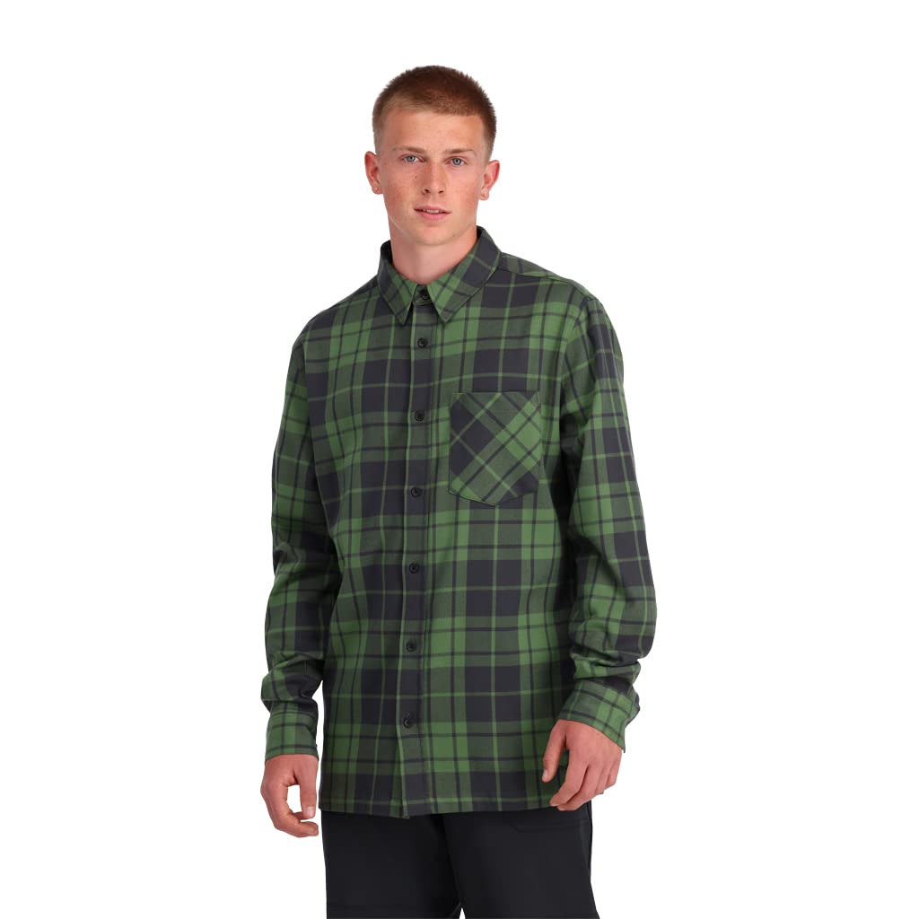 Spyder Mens Elevation Tech Flannel Shirt
